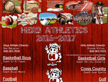 Tablet Screenshot of hhssports.herefordisd.net